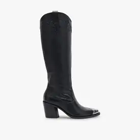 KAMRYN BOOTS BLACK LEATHER