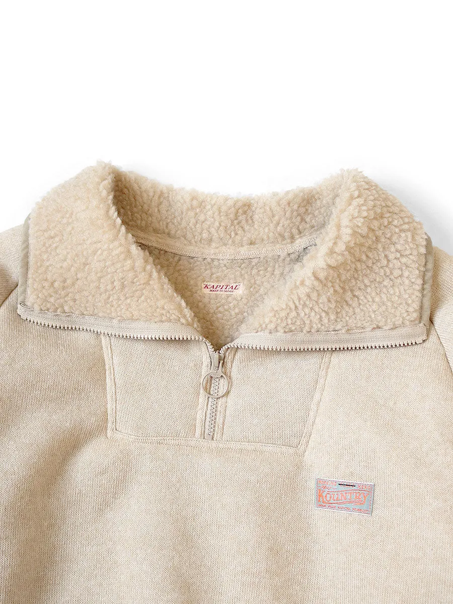 Kapital Boa Fleece ZIP Alpen Pullover sweater