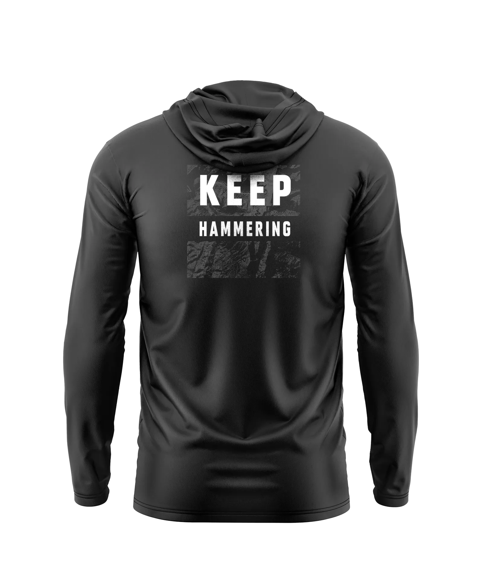 Keep Hammering MTN Black Collection Athletic Hoodie