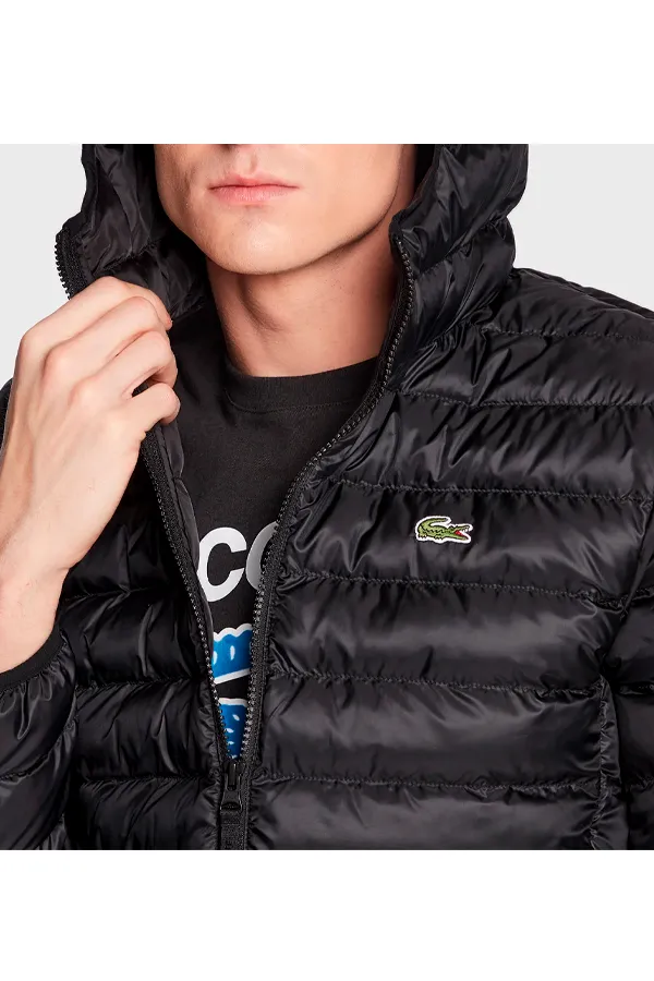 Lacoste Parka Hooded Jacket Black