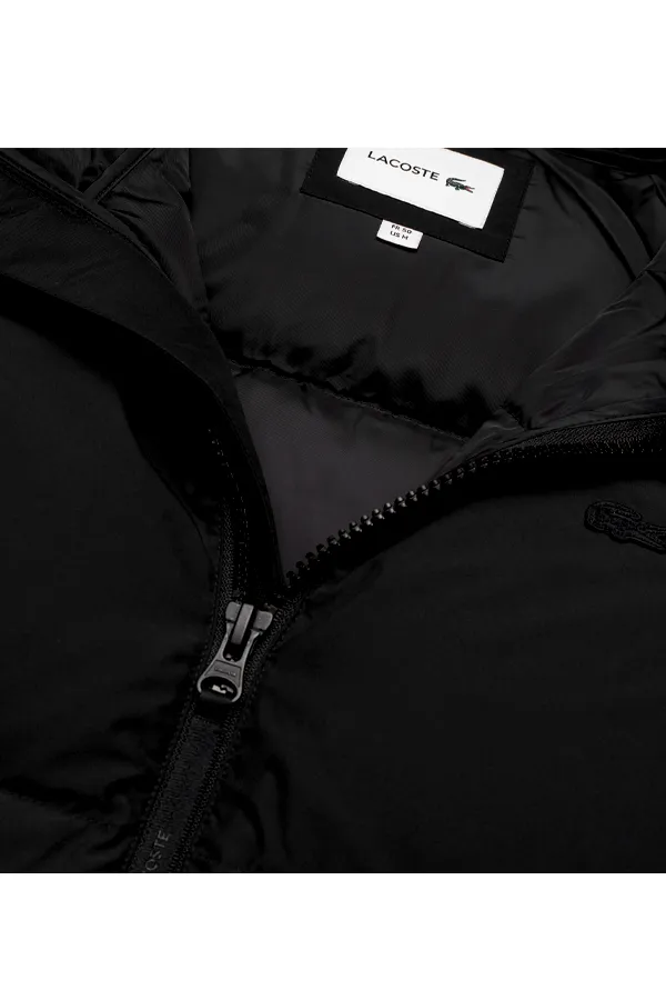 Lacoste Quilted Winter Jacket Black