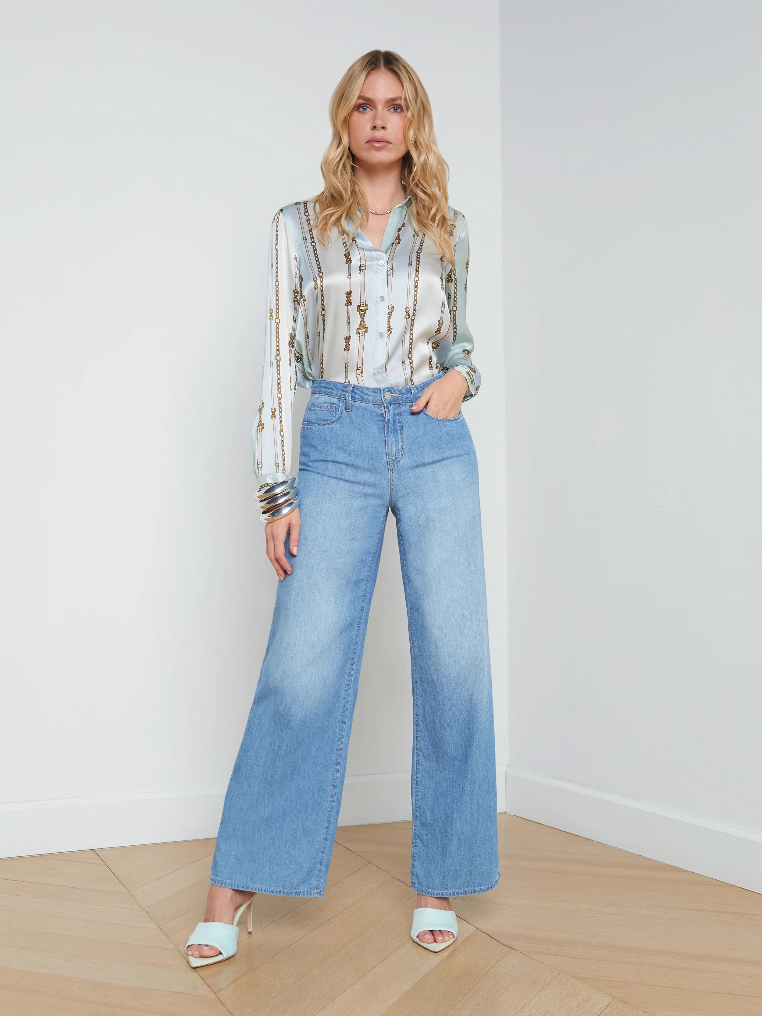 L’agence - Alicent Wide Leg Jean - Havana