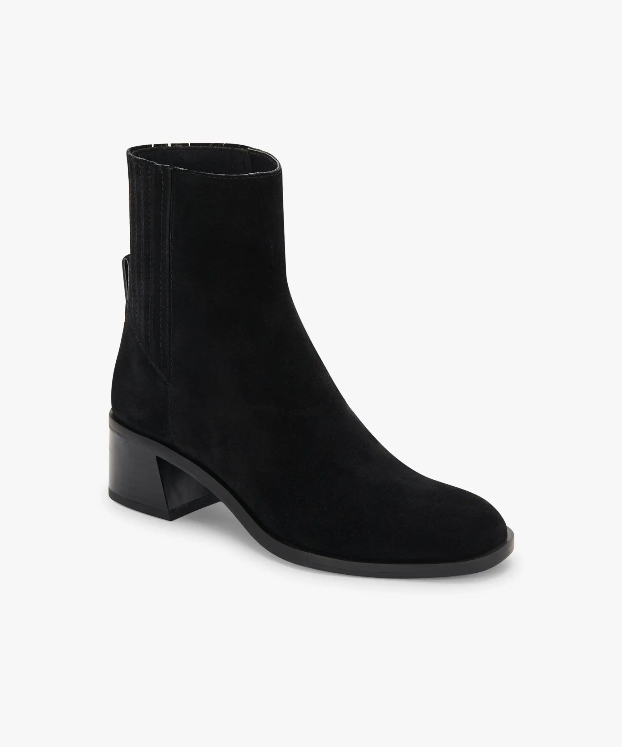 LAYTON BOOTIES BLACK SUEDE re:vita