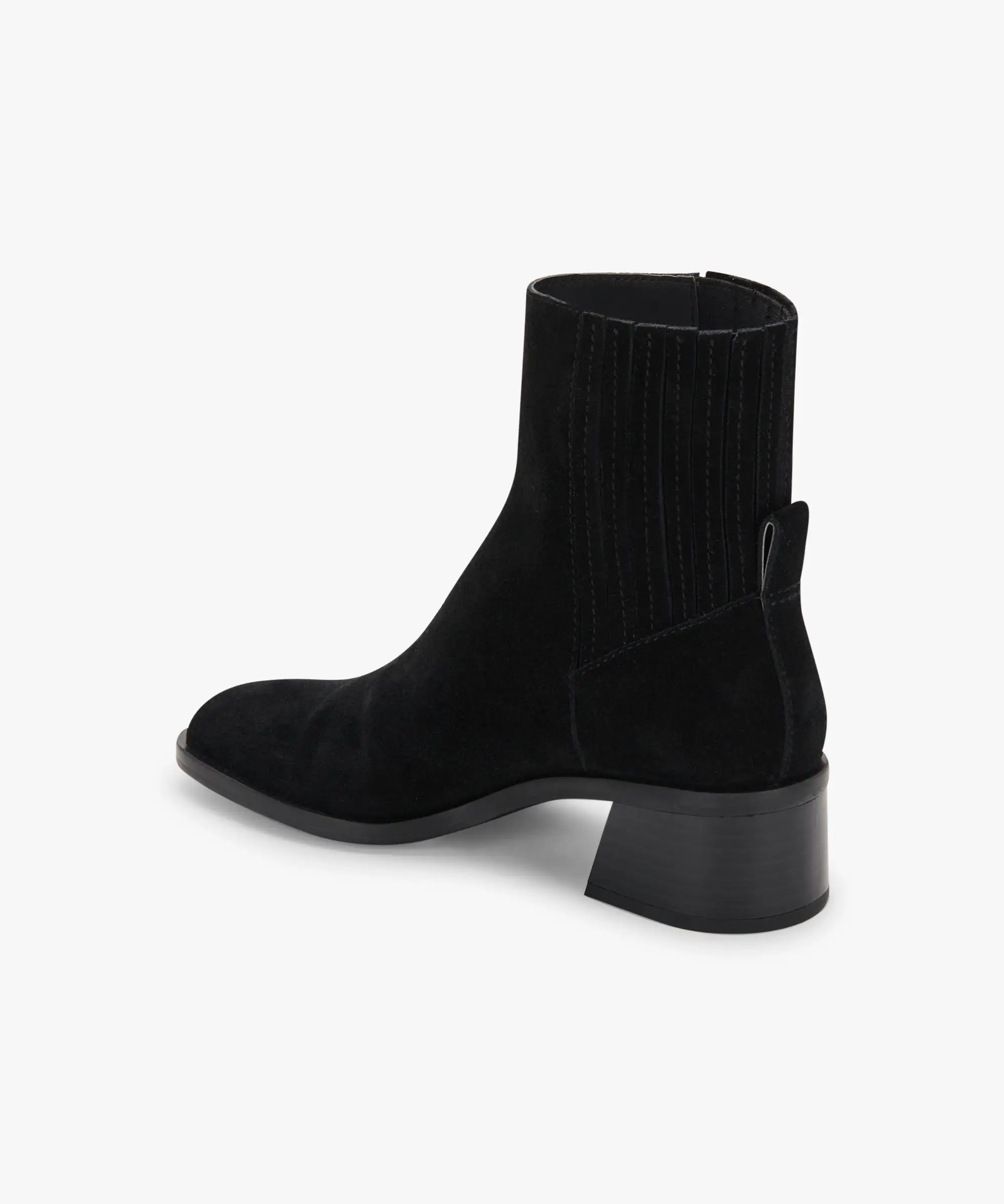 LAYTON BOOTIES BLACK SUEDE re:vita