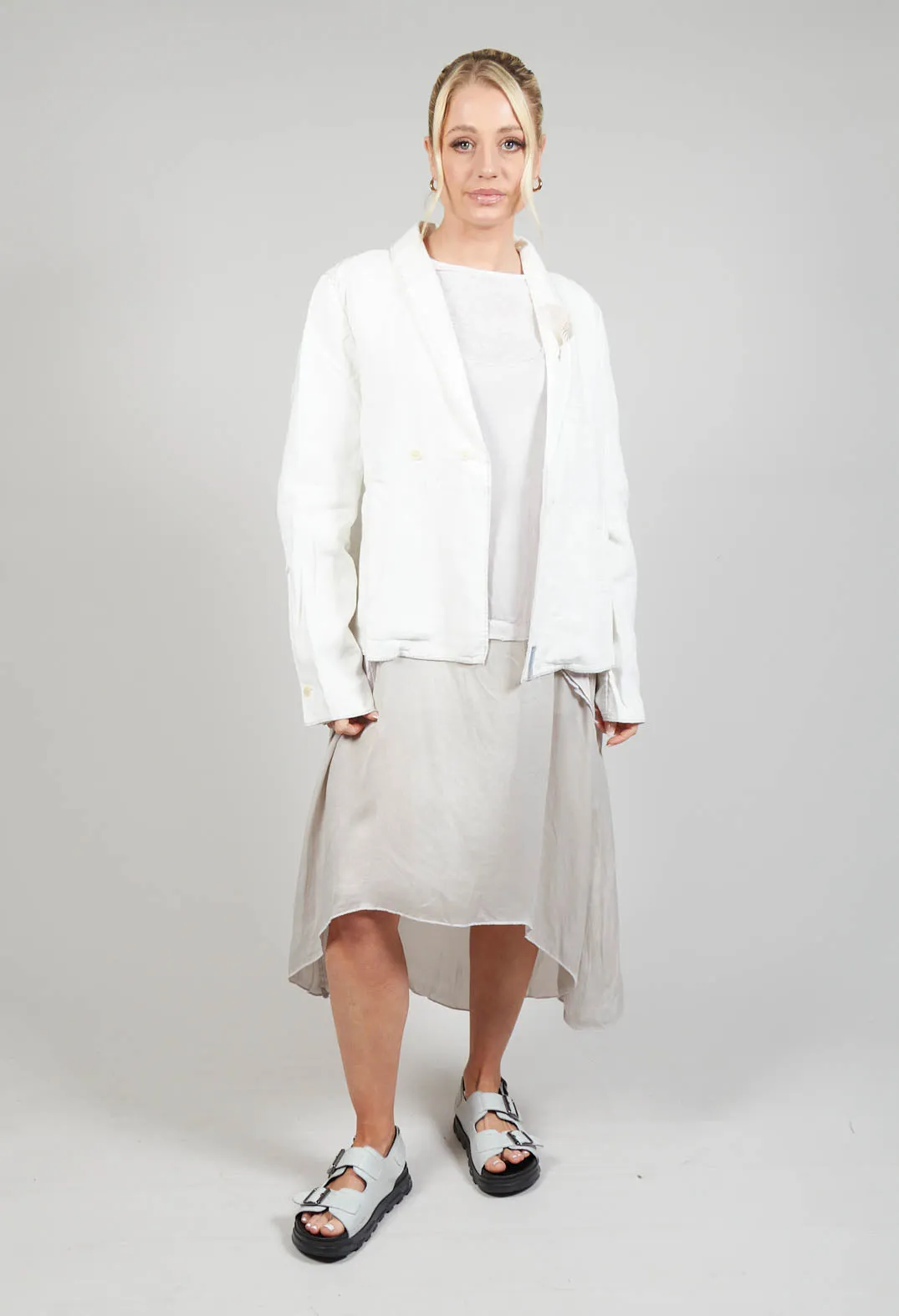 Linen Jacket in Original Cream