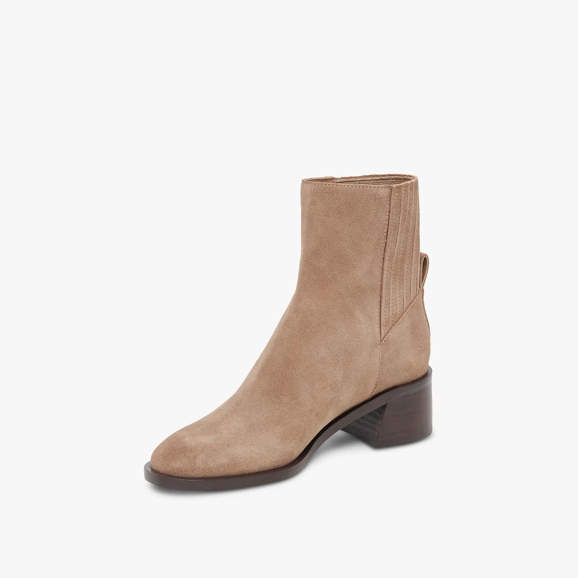 LINNY H2O BOOTS TRUFFLE SUEDE - re:vita