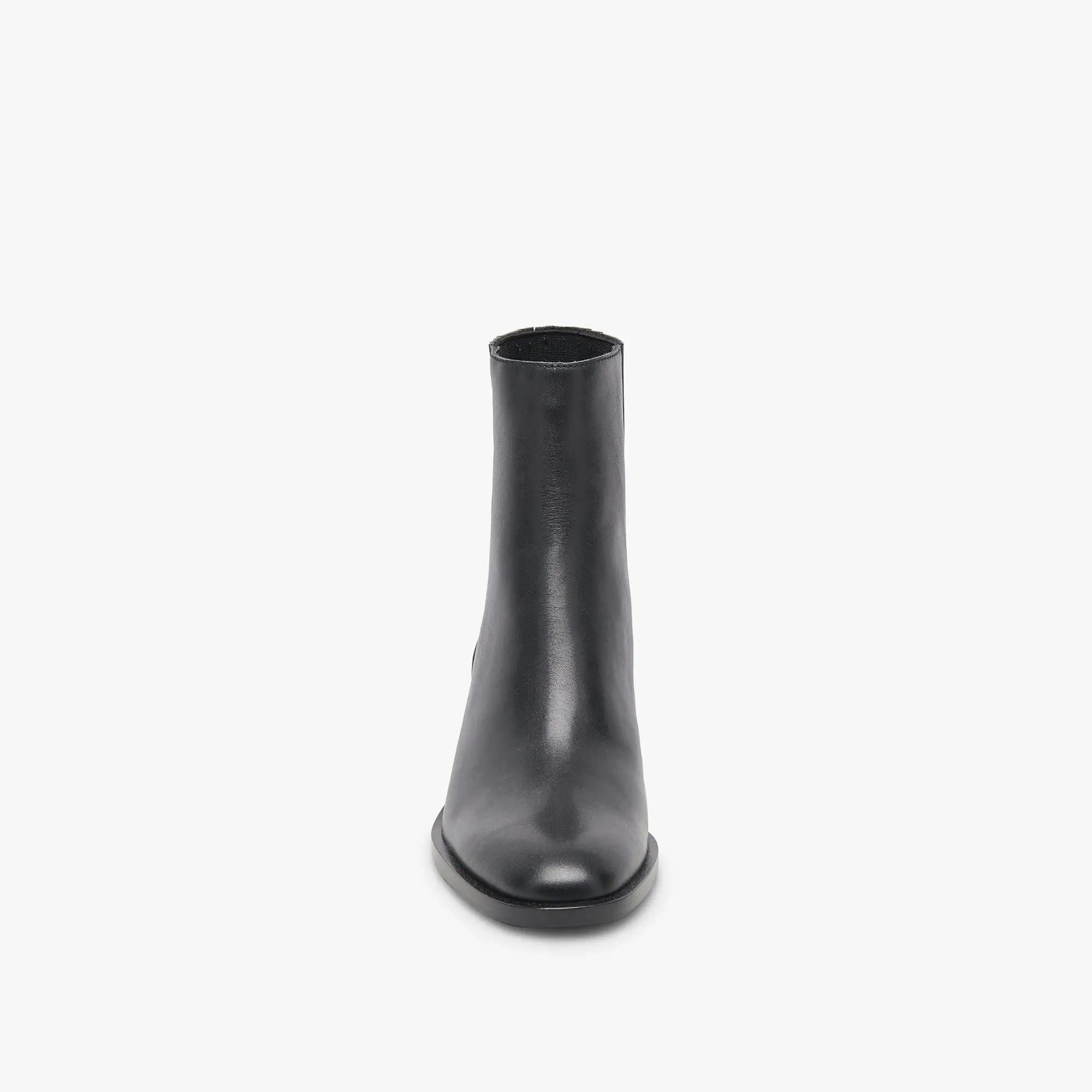 LINNY H2O WIDE BOOTS BLACK LEATHER - re:vita