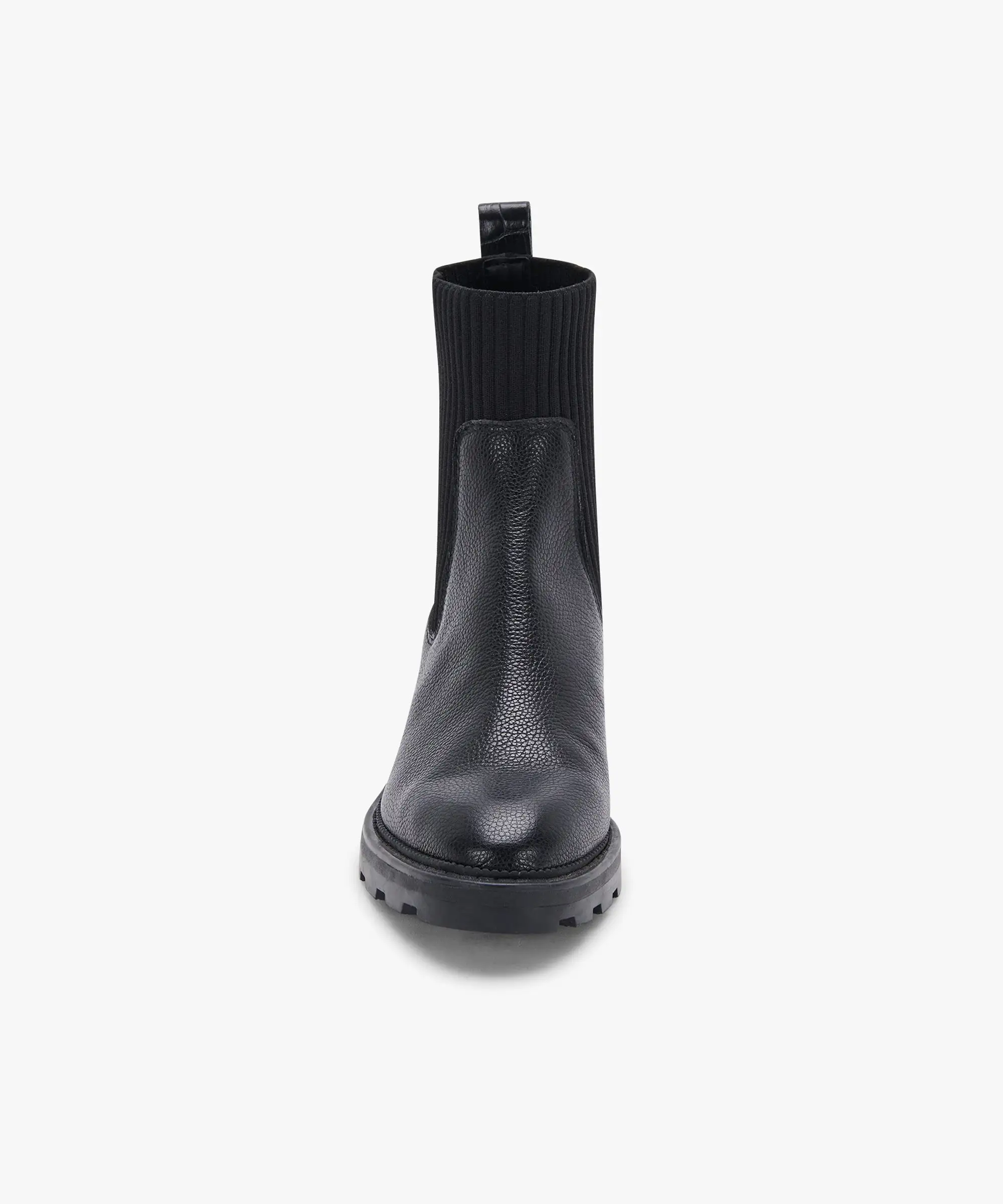 LINZA BOOTS BLACK LEATHER - re:vita