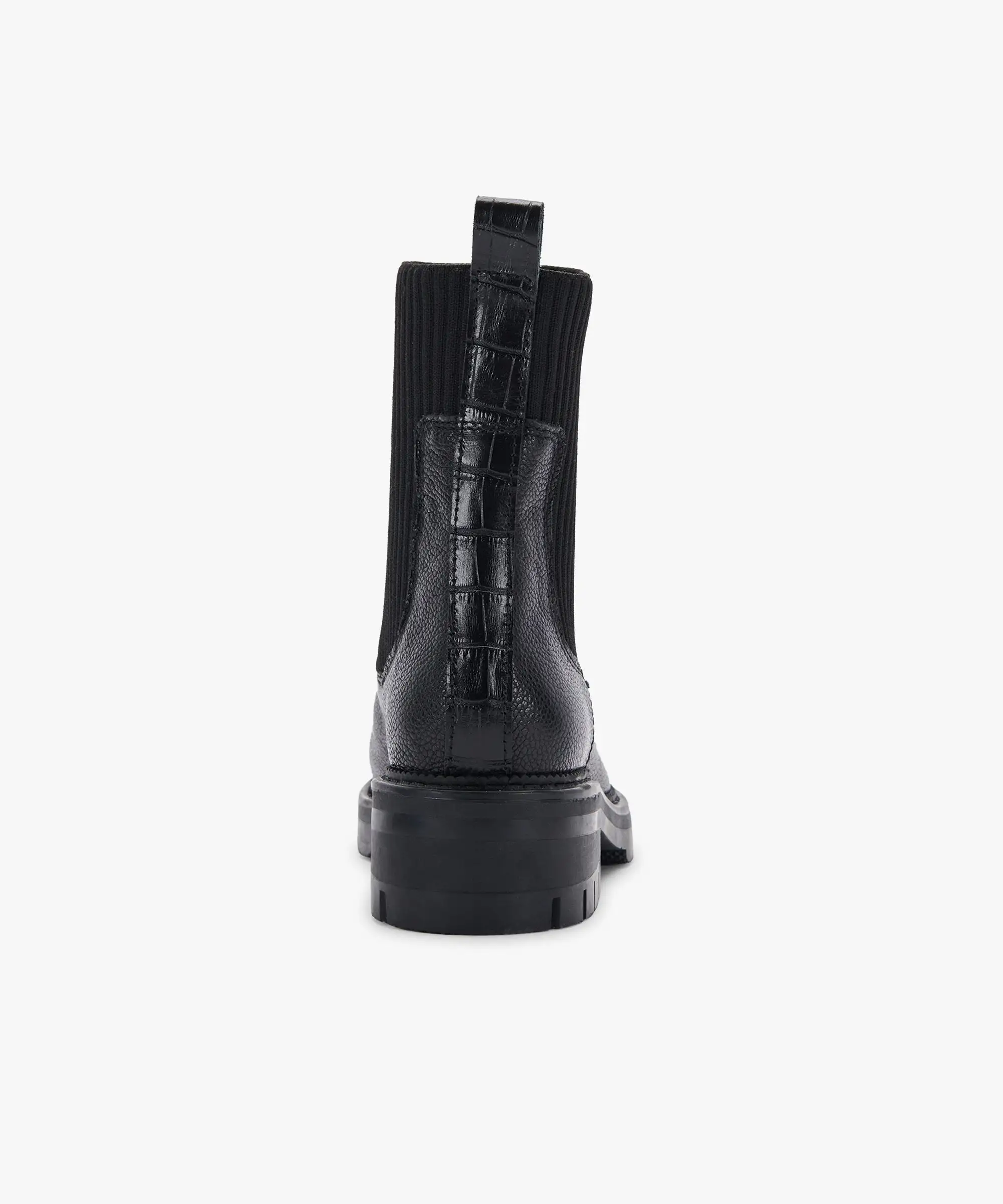 LINZA BOOTS BLACK LEATHER - re:vita