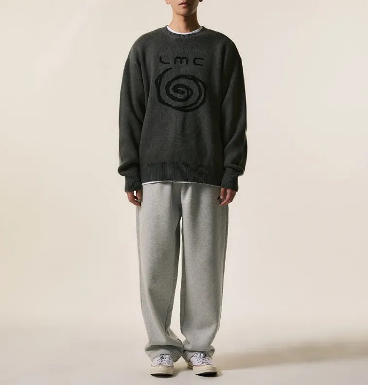 LMC  |[ LMC ]★SPIRAL JACQUARD KNIT SWEATER