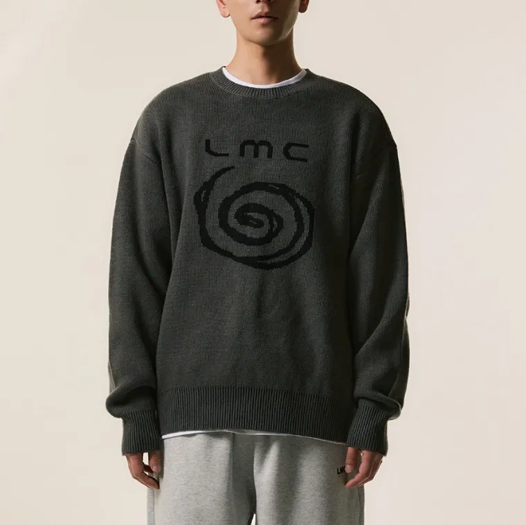 LMC  |[ LMC ]★SPIRAL JACQUARD KNIT SWEATER