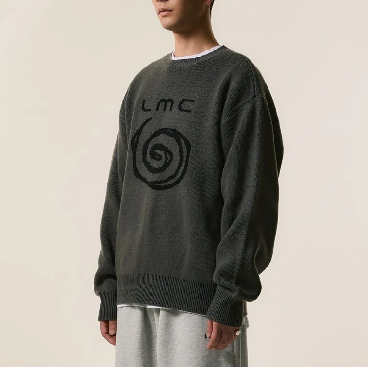 LMC  |[ LMC ]★SPIRAL JACQUARD KNIT SWEATER