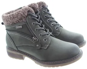 LUNAR Ladies GLB090 Benson Waterproof Boots In Olive