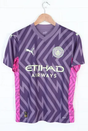 Manchester City #12 'Timmy' 2023/2024 PUMA Goalkeeper Away Soccer Jersey (XS)