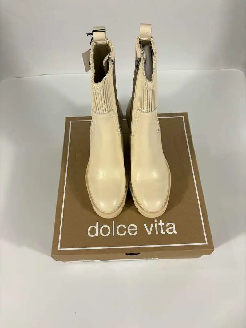 MARNI H2O BOOTS IVORY LEATHER - re:vita