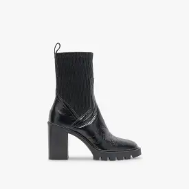 MARNI H2O BOOTS MIDNIGHT CRINKLE PATENT