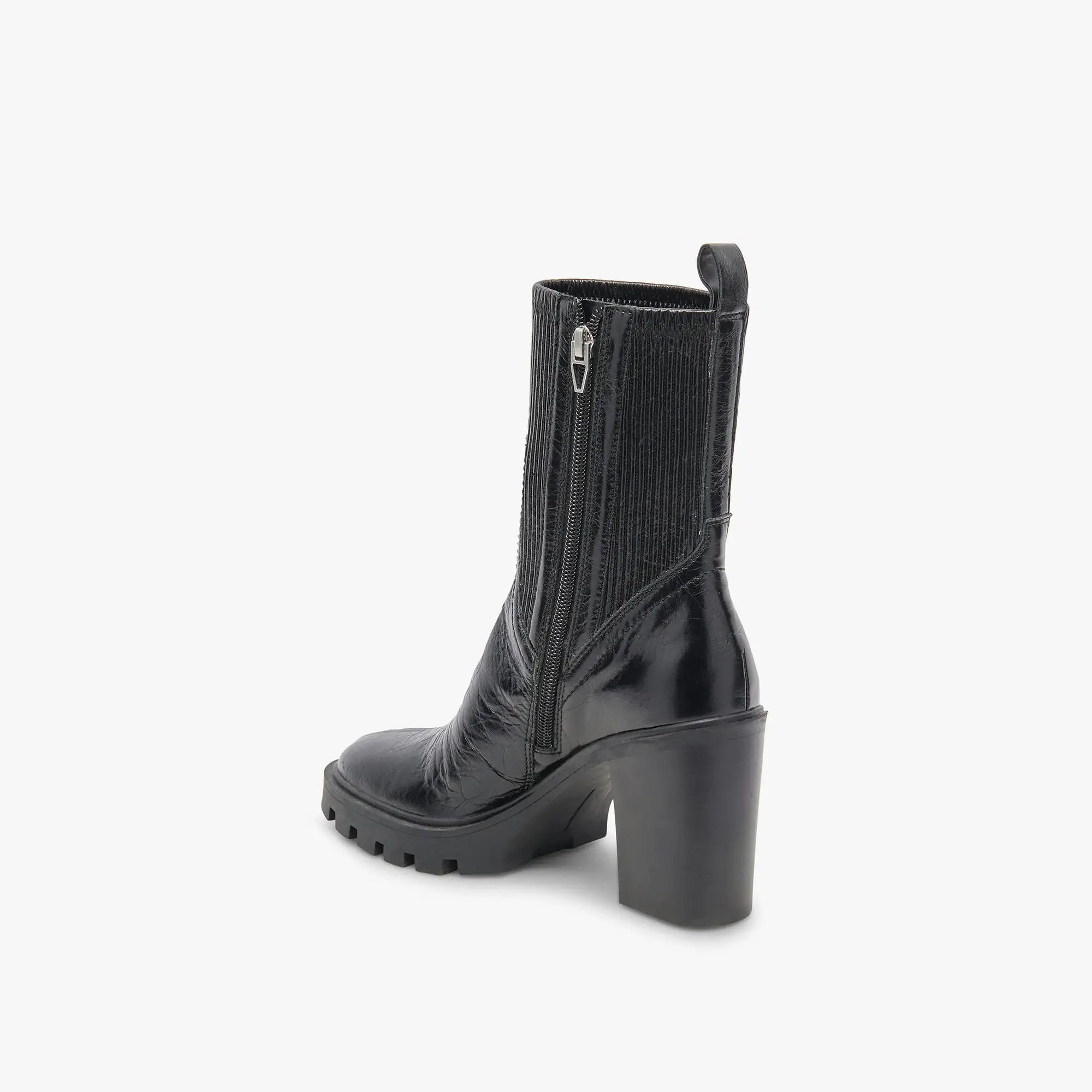 MARNI H2O BOOTS MIDNIGHT CRINKLE PATENT