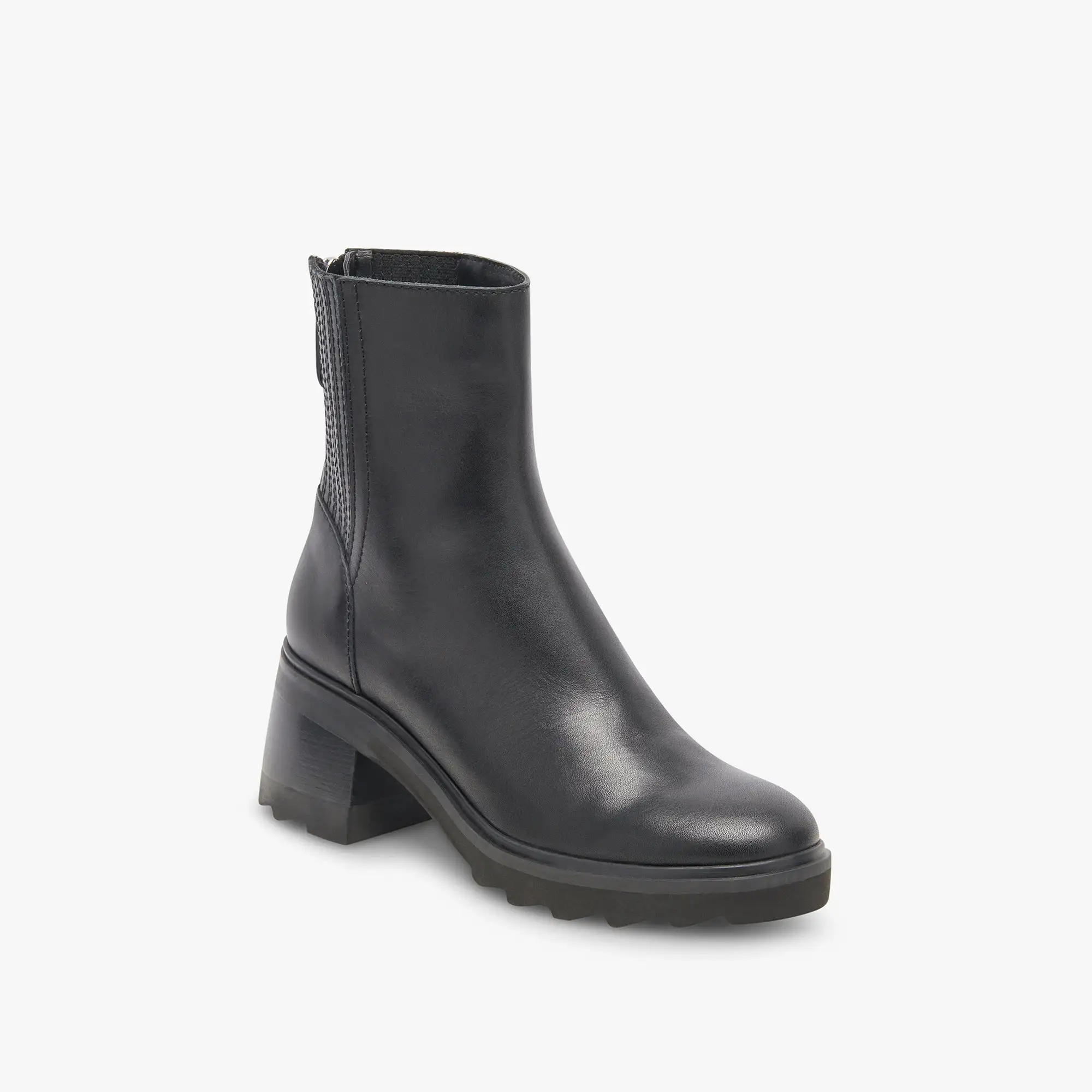 MARTEY H2O BOOTS BLACK LEATHER - re:vita