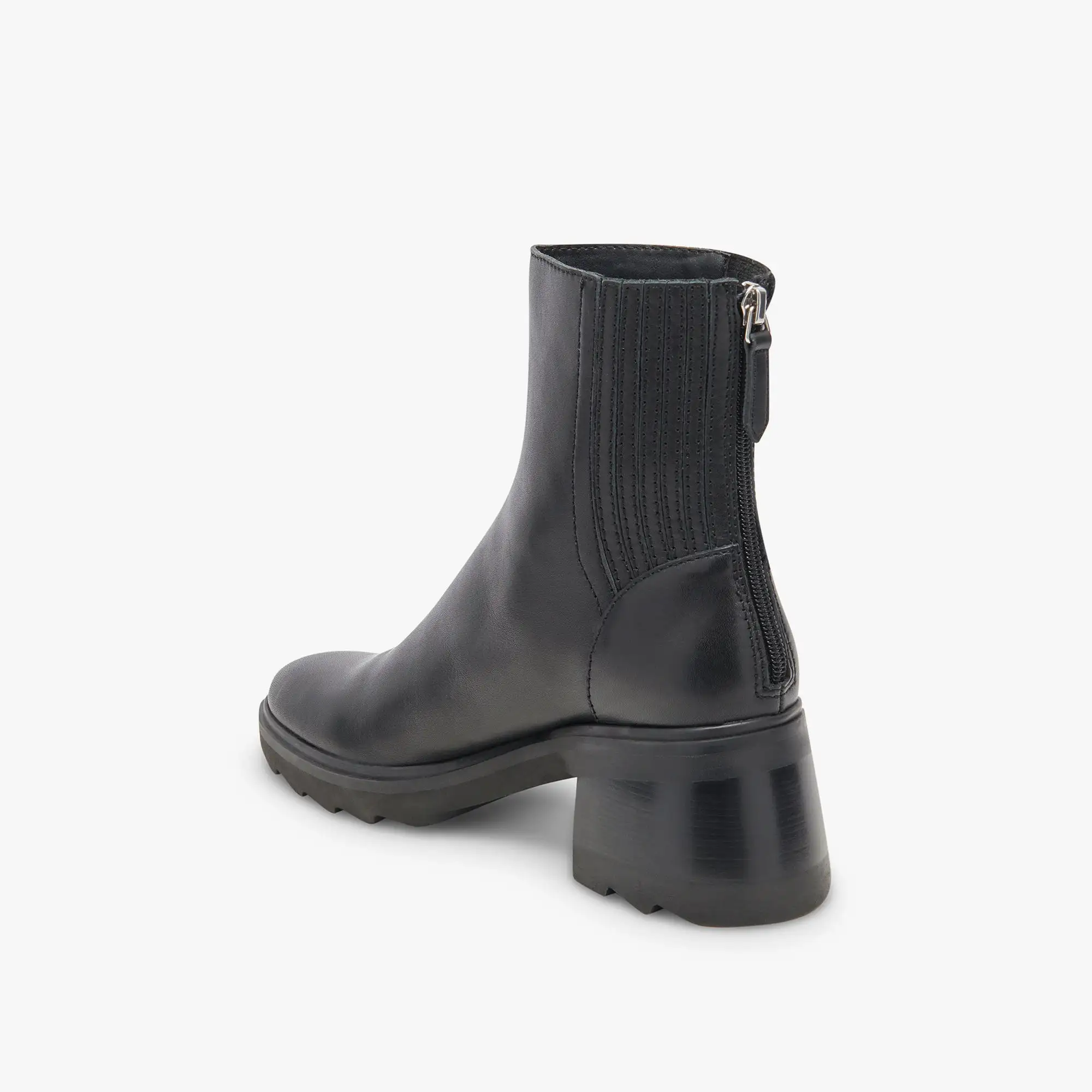 MARTEY H2O BOOTS BLACK LEATHER - re:vita