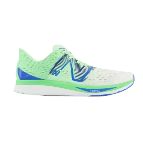 Men's New Balance FuelCell SuperComp Pacer, White/Vibrant Spring Glo, 11 D Medium