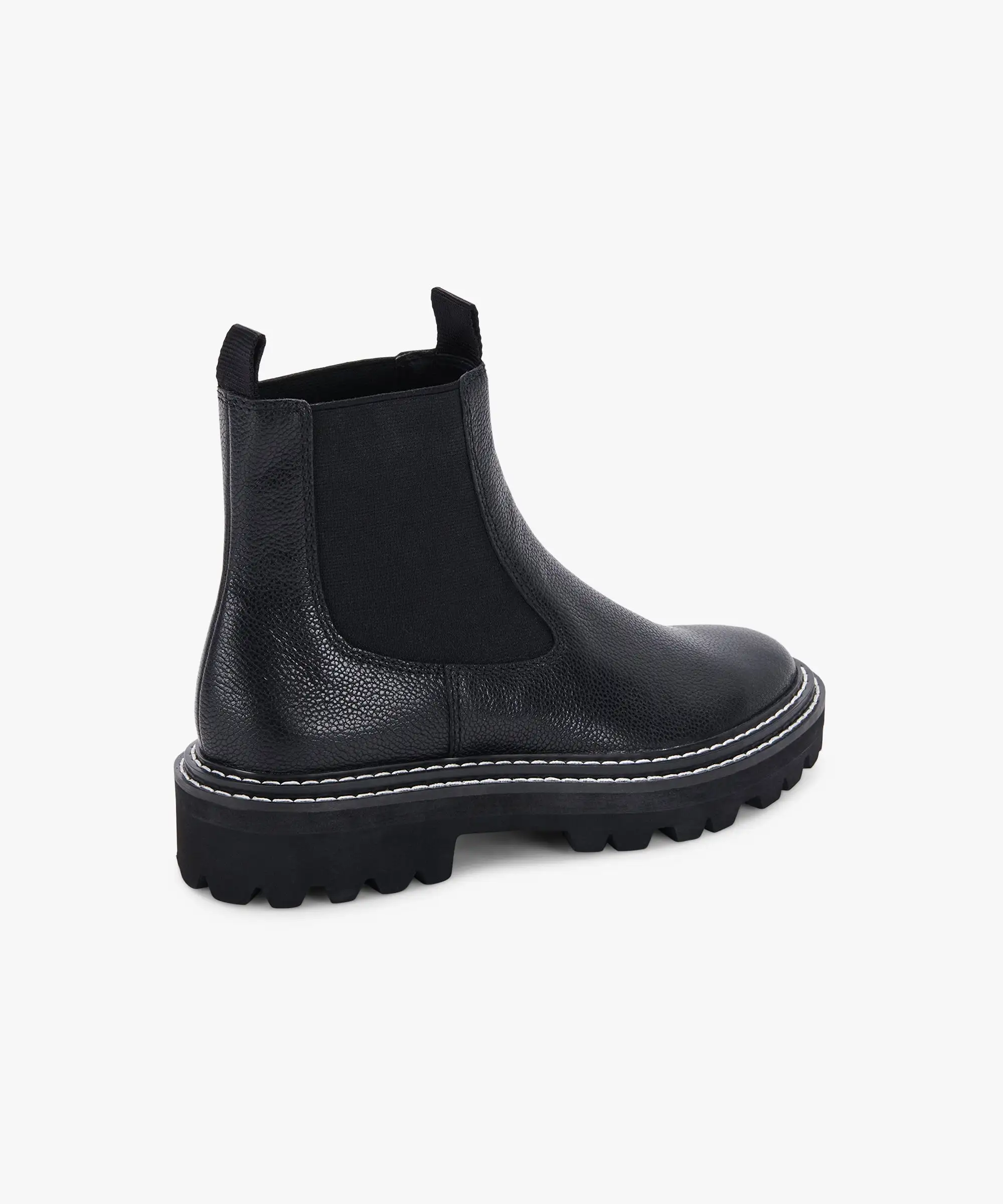 MOANA BOOTS BLACK LEATHER re:vita