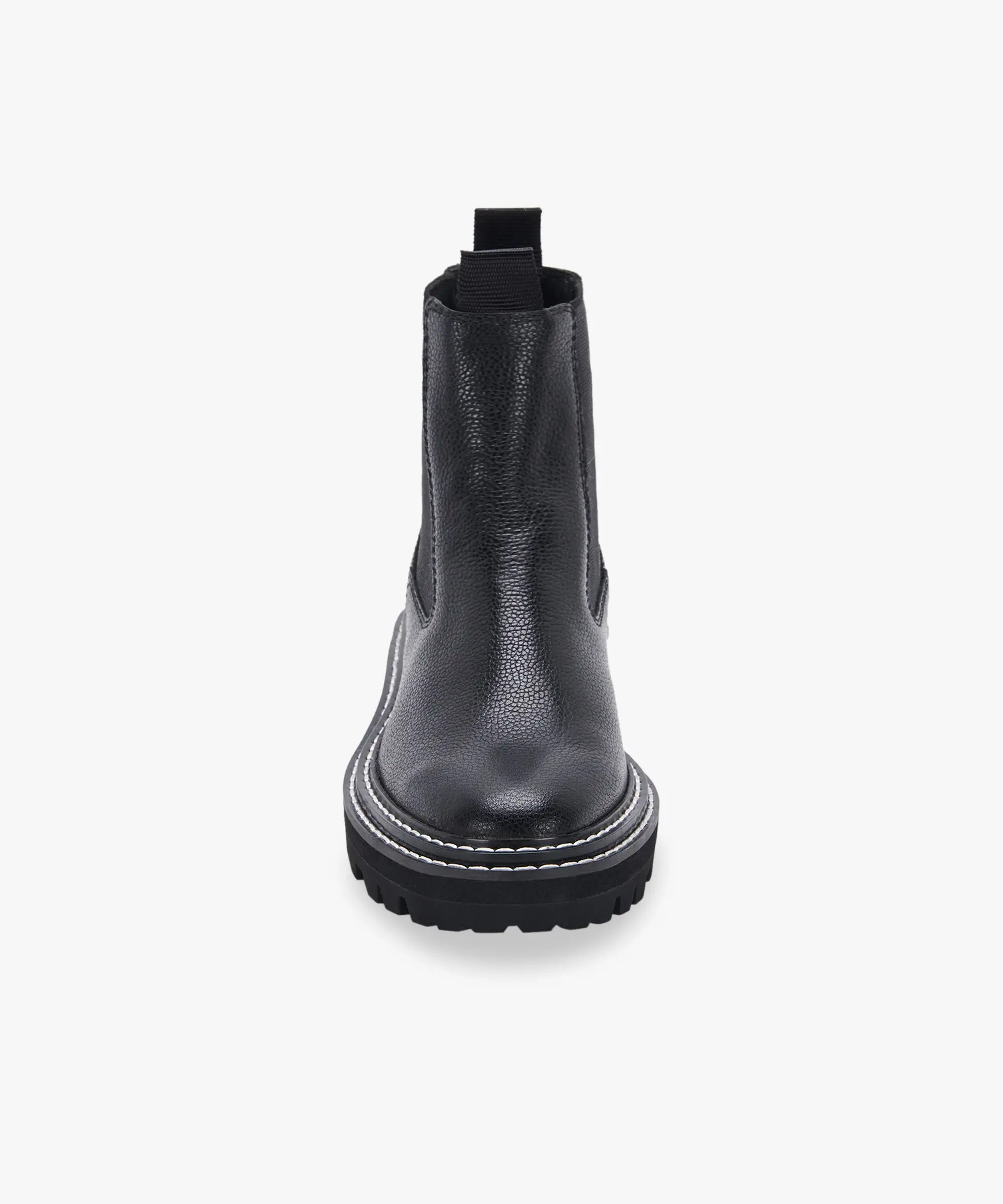 MOANA BOOTS BLACK LEATHER re:vita