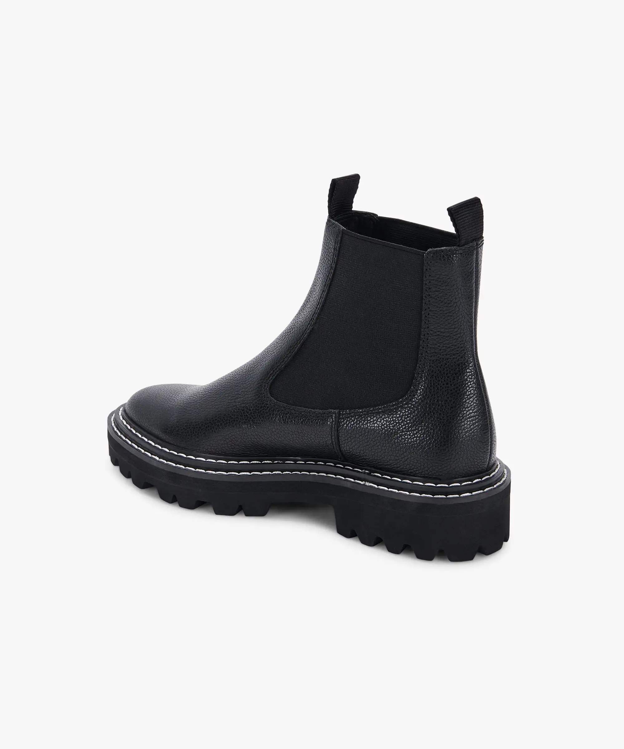 MOANA H2O BOOTS BLACK LEATHER - re:vita