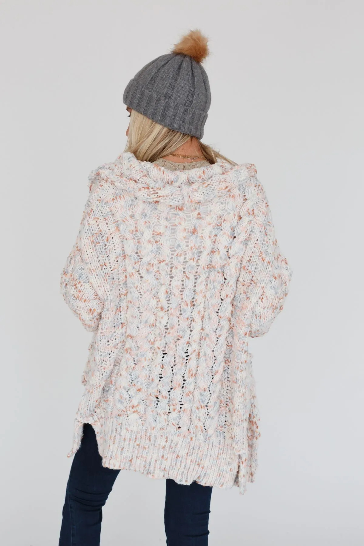 Montana Mornings Confetti Knit Cardigan Sweater - Ivory