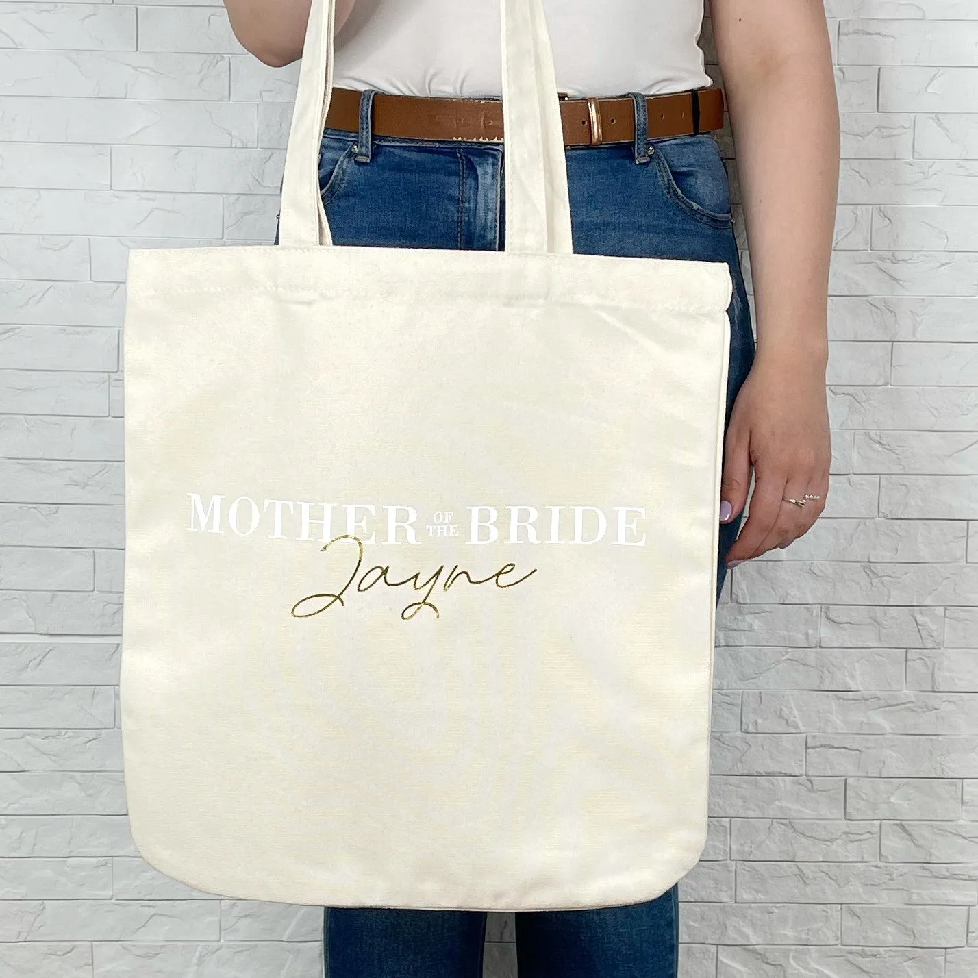 Mother Of The Bride/Groom Personalised Wedding Tote Bag