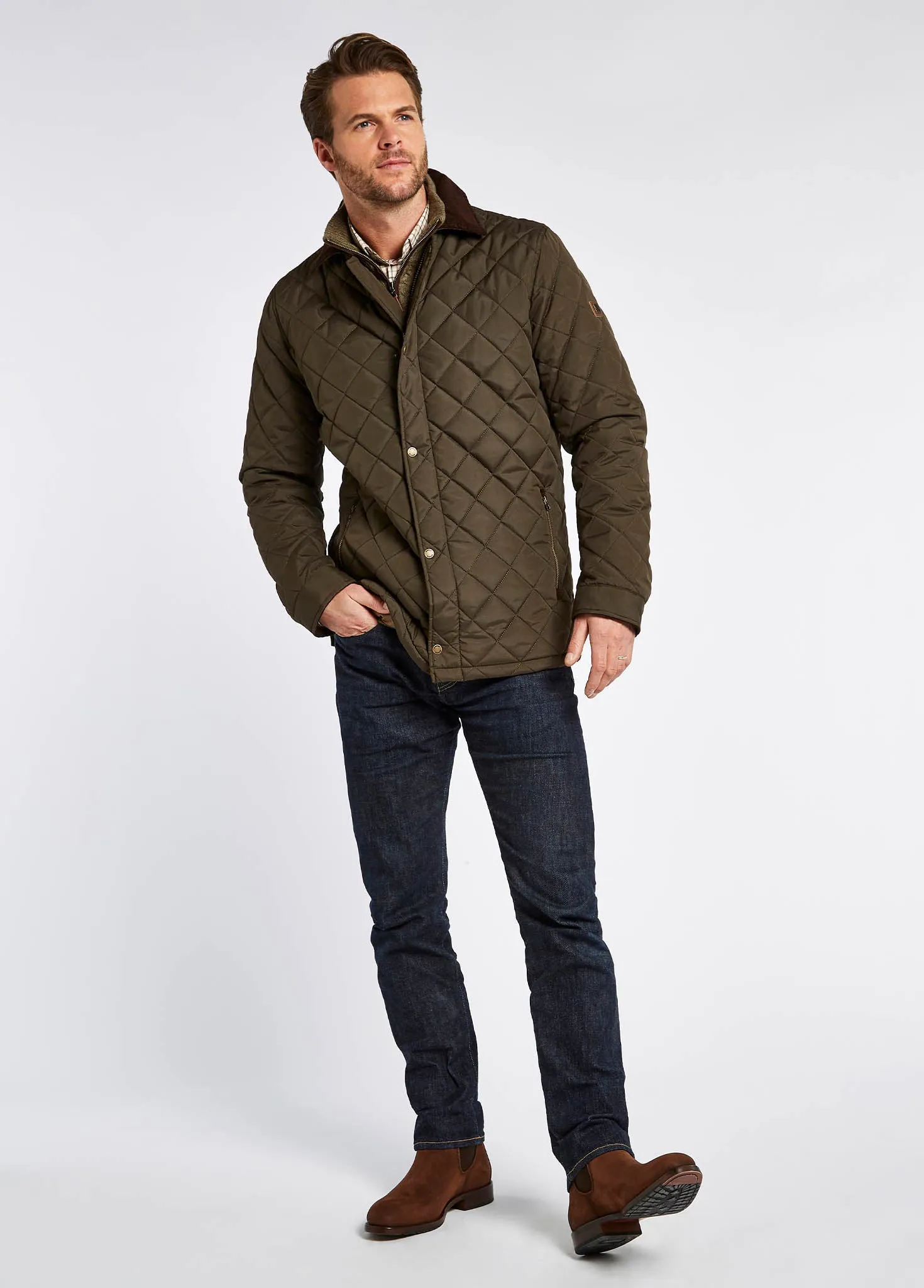 Mountusher Quilted Jacket - Olive