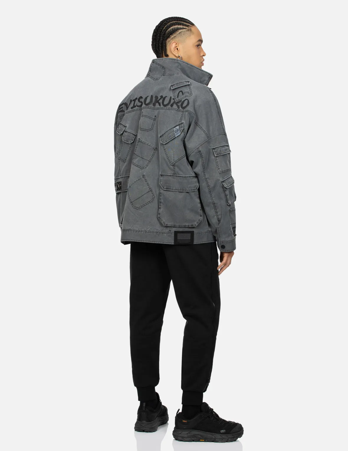 Multi Pocket Oversized Cargo Jacket