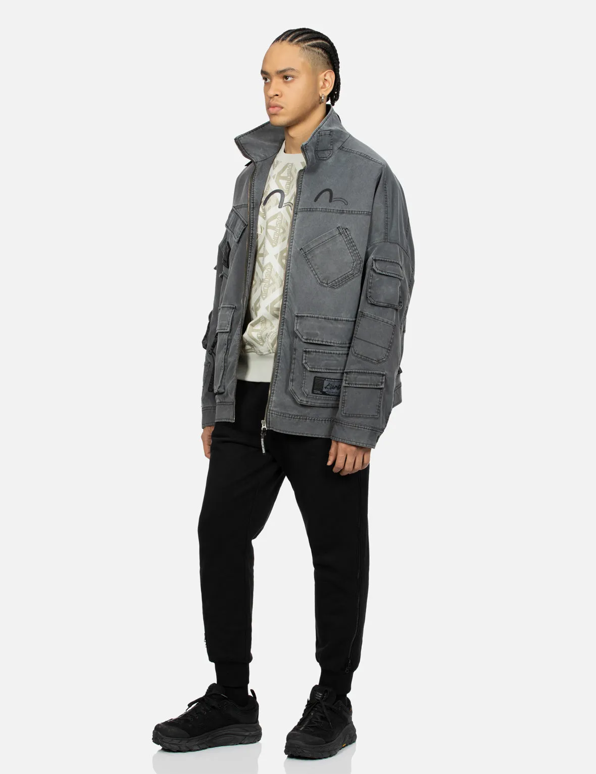 Multi Pocket Oversized Cargo Jacket