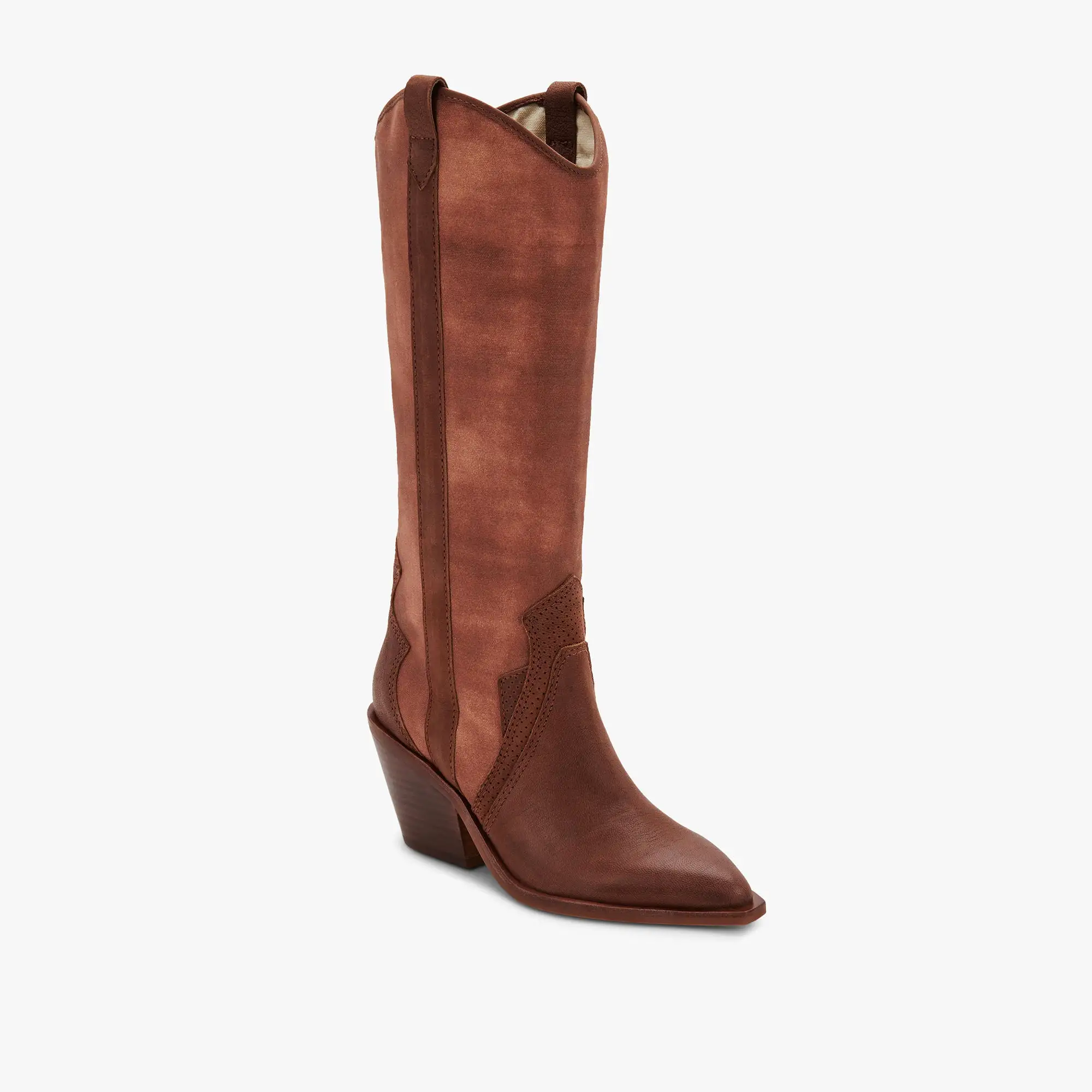 NAVENE BOOTS CHOCOLATE LEATHER - re:vita