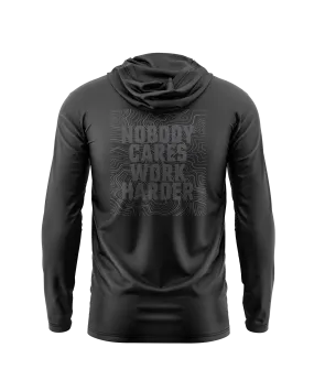 Nobody Cares Topography Black Collection Athletic Hoodie