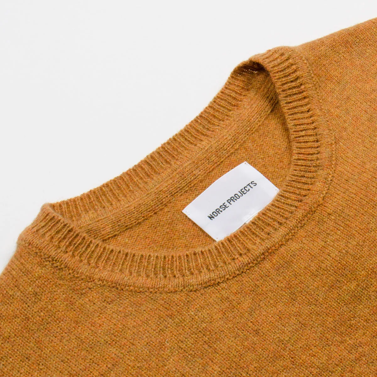 Norse Projects - Sigfred Lambswool Sweater - Montpellier Yellow