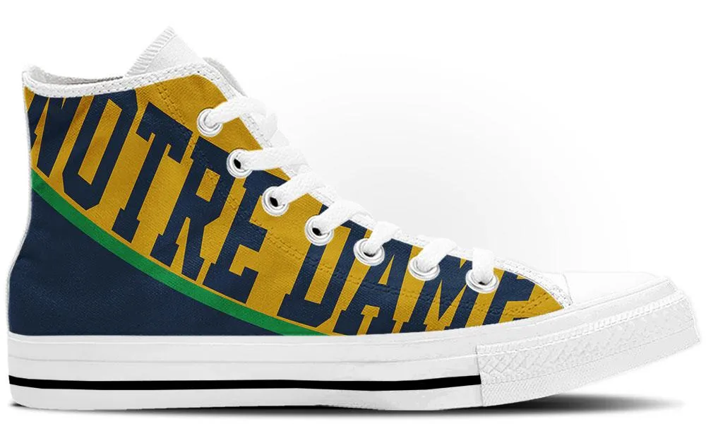 Notre Dame Irish St Patrick’s Day Converse Sneakers High Top Shoes