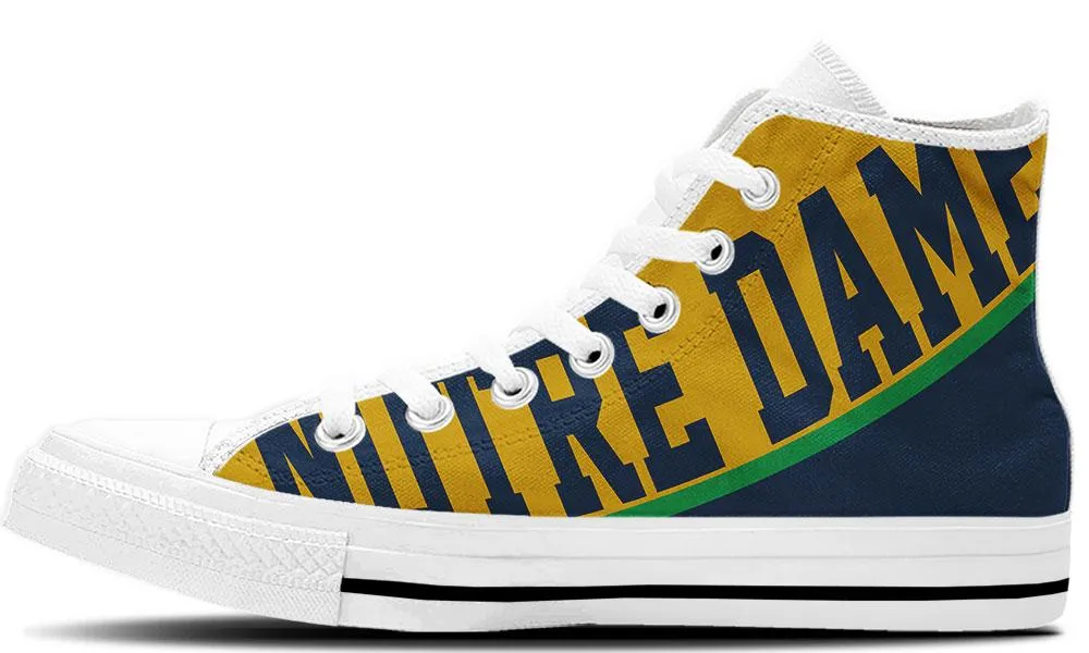 Notre Dame Irish St Patrick’s Day Converse Sneakers High Top Shoes