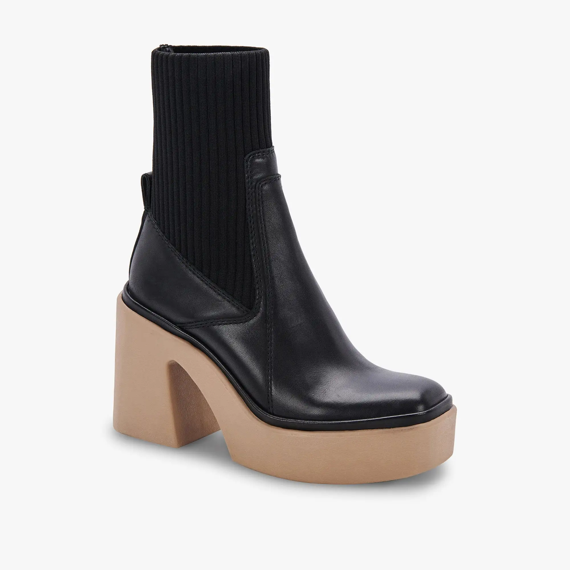 ODINA BOOTS BLACK LEATHER