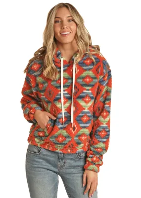 Panhandle Slim Womens Rust Pull Over Hoodie