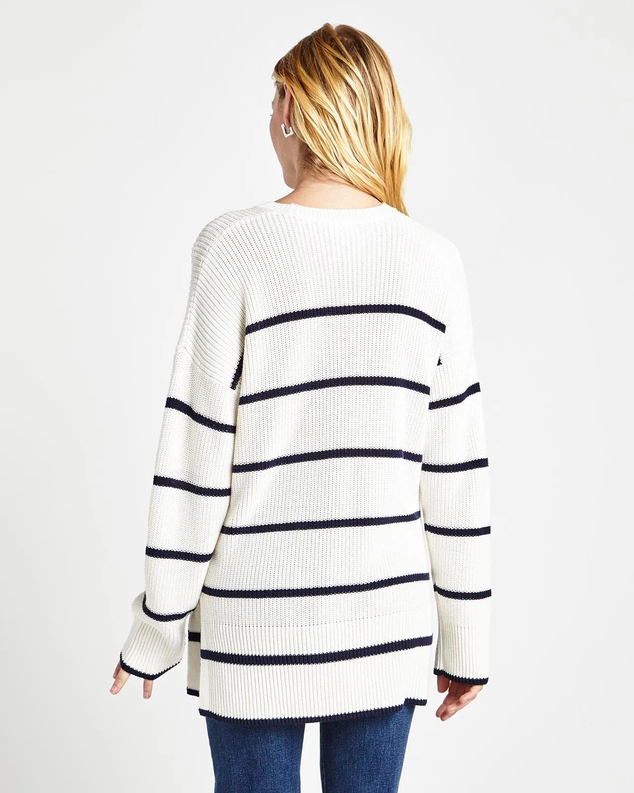 Parker Stripe Crew Sweater