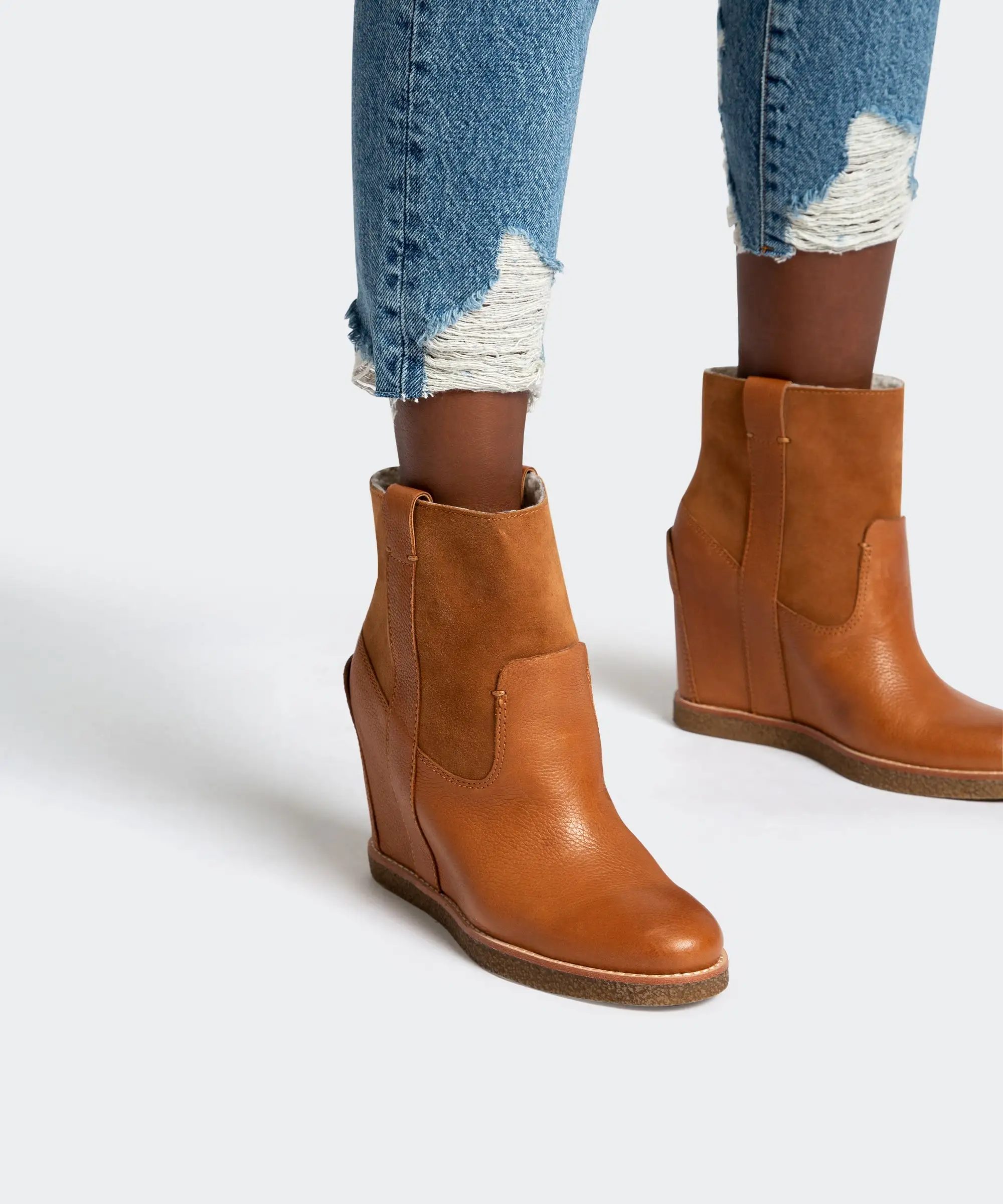 PAVLOS BOOTIES COGNAC re:vita