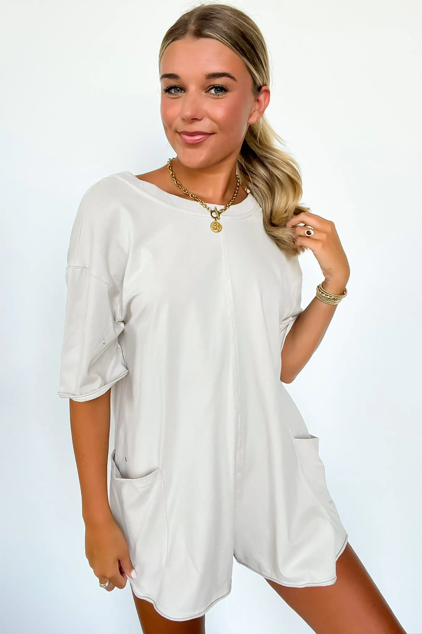 Payton Short Sleeve Relaxed Romper