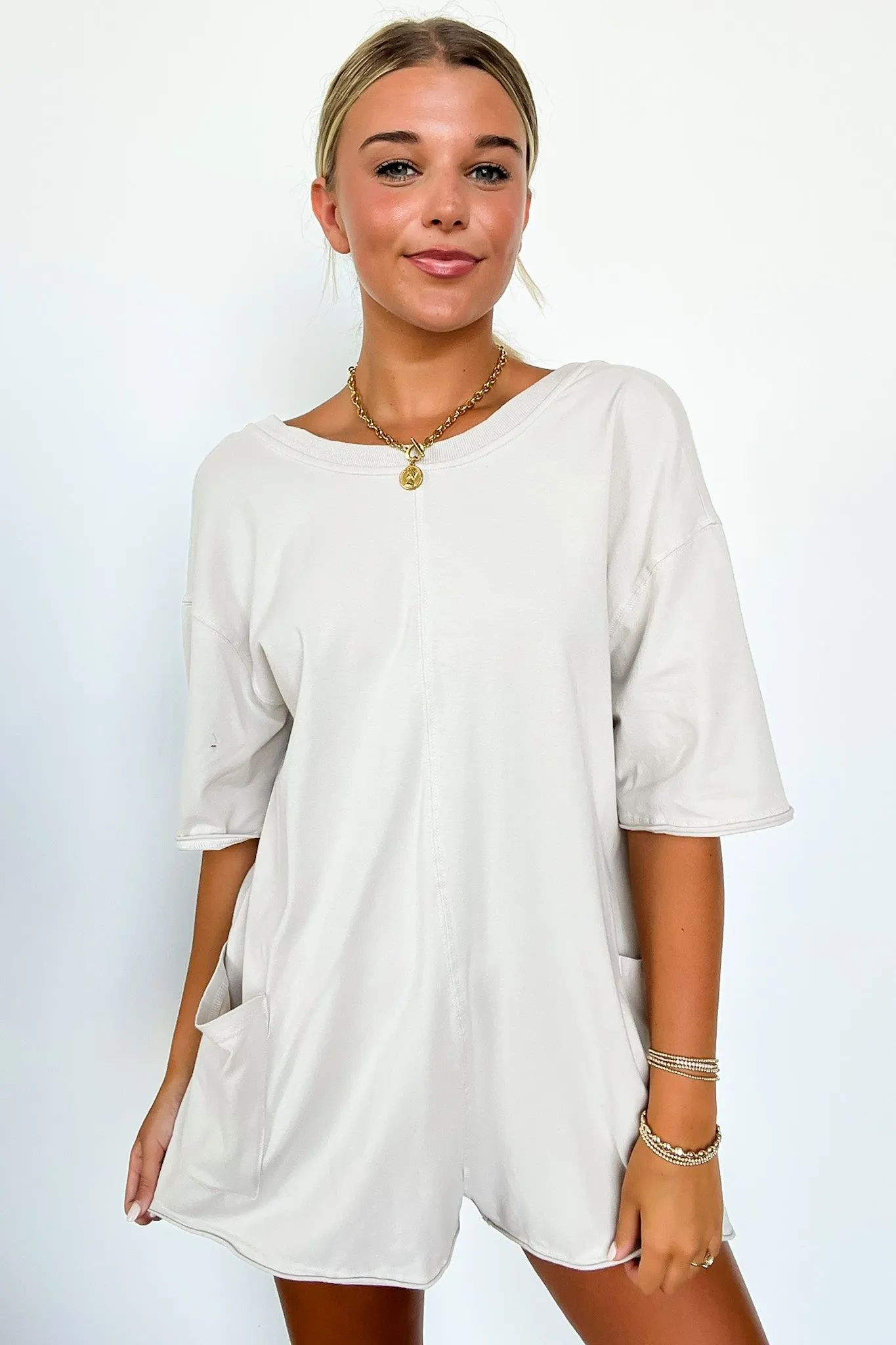 Payton Short Sleeve Relaxed Romper