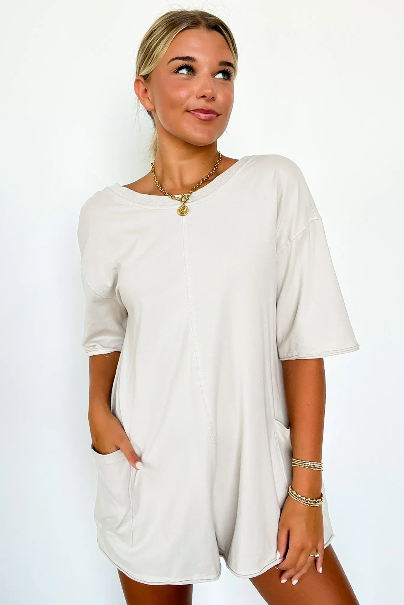 Payton Short Sleeve Relaxed Romper