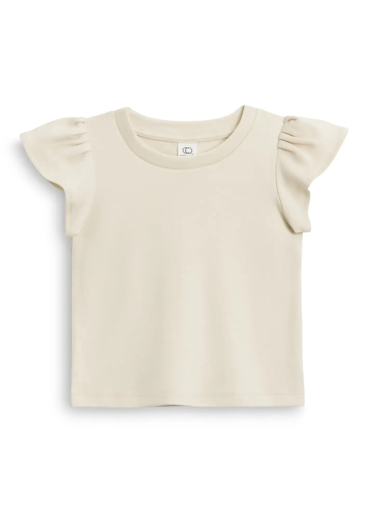 Pearl Petal Sleeve Tee - Natural