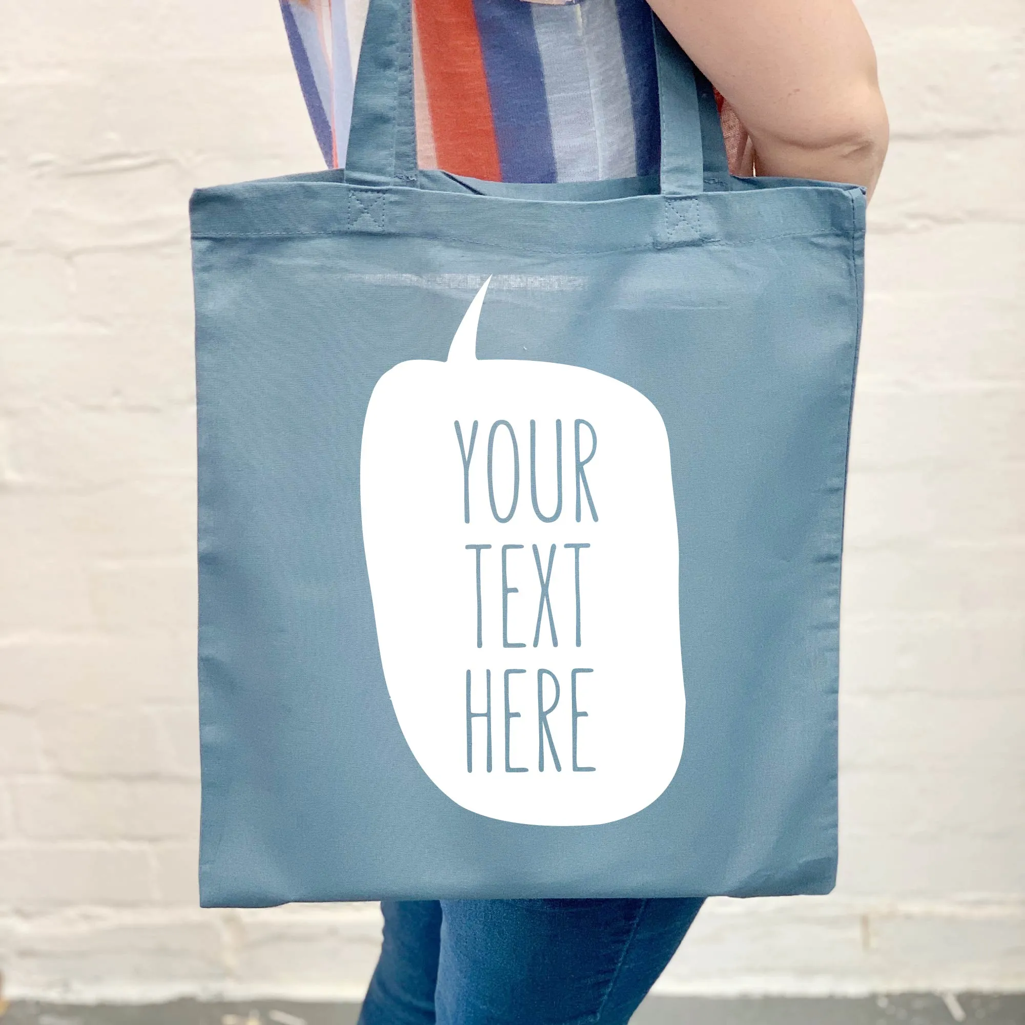 Personalised Speech Bubble Tote Bag