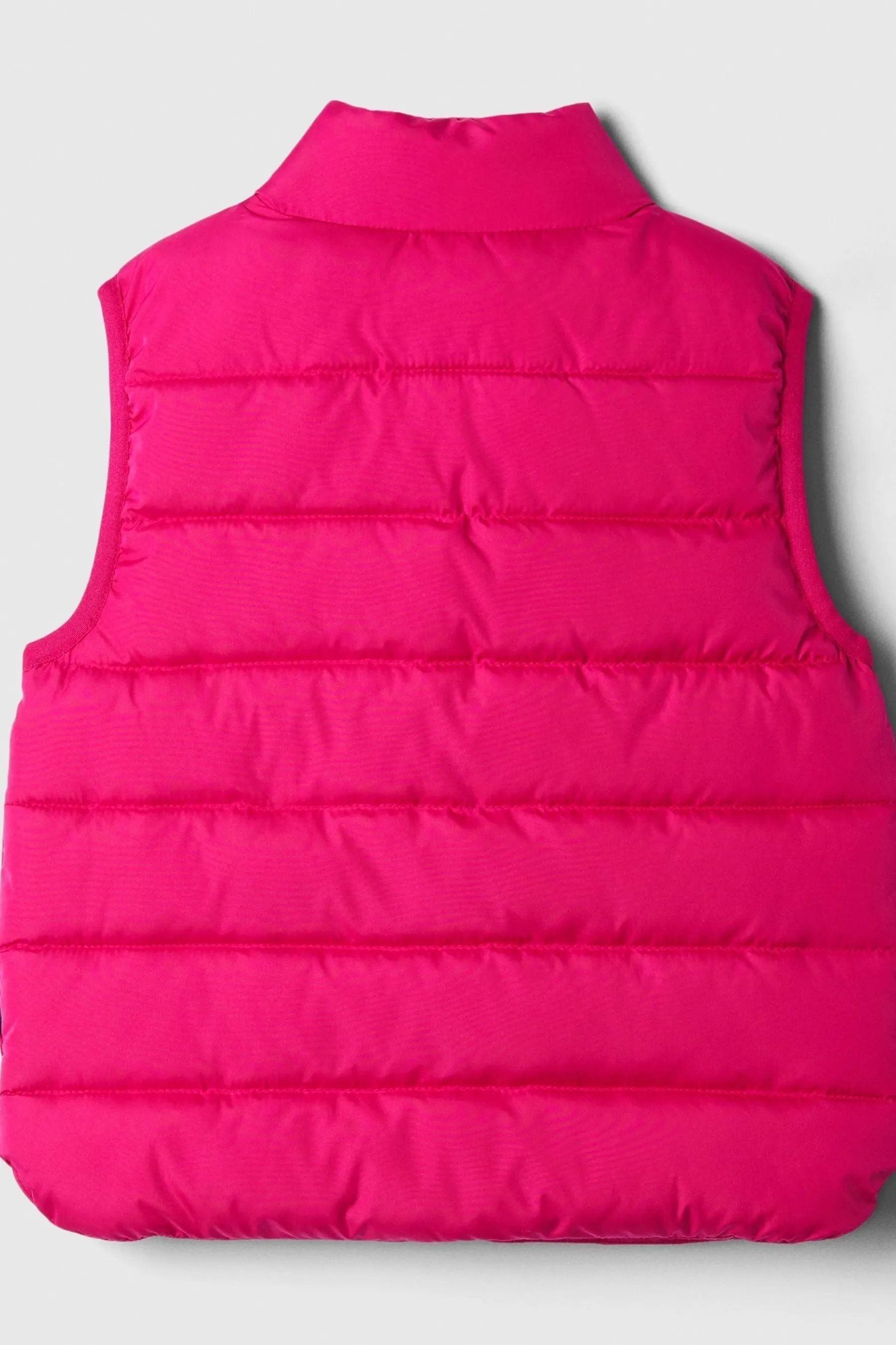 Pink Cold Control Sleeveless Puffer Gilet Jacket (6mths-5yrs)