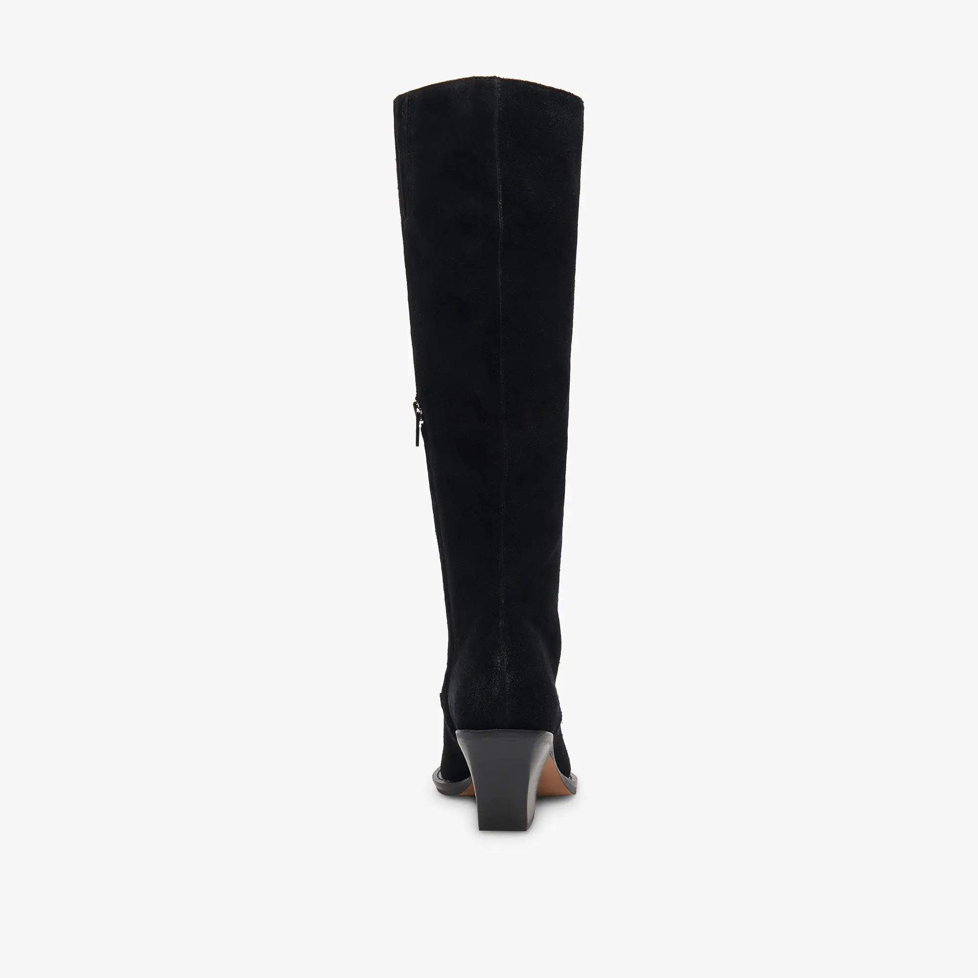 RAJ WIDE CALF BOOTS ONYX SUEDE