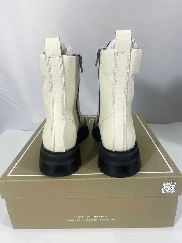 RANIER BOOTS OFF WHITE LEATHER - re:vita