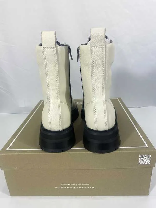 RANIER BOOTS OFF WHITE LEATHER - re:vita